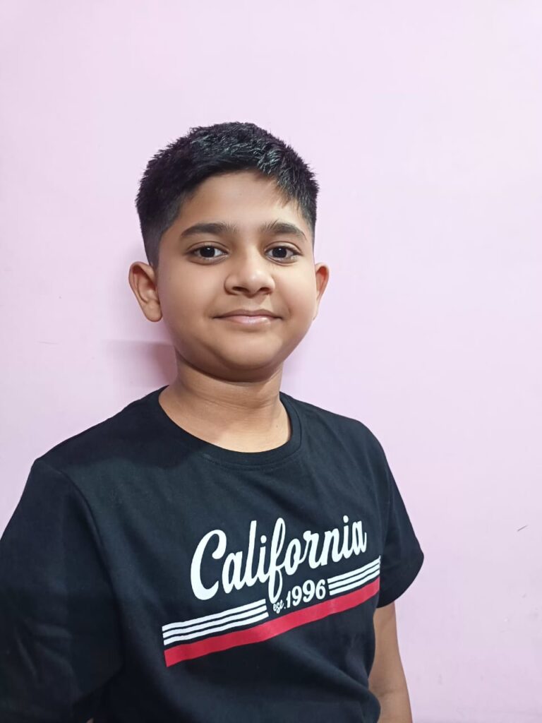 Brilliant kid of the month from India-June 2024-Samyak