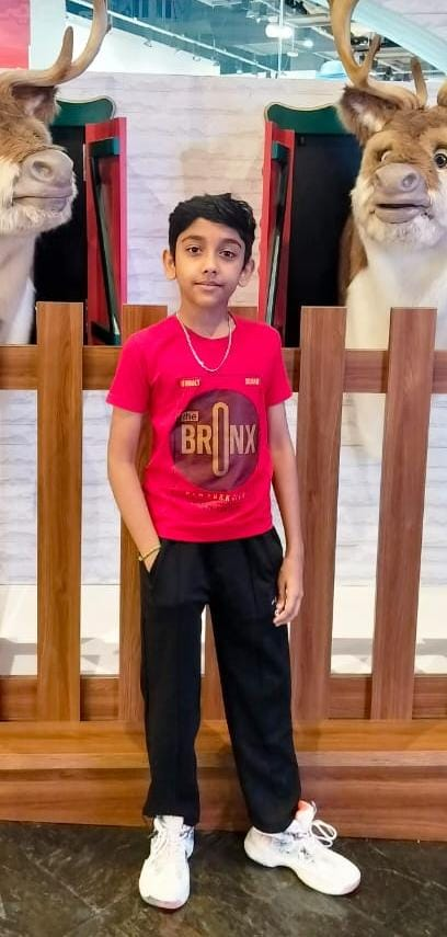 Brilliant kid of the month from UAE-September 2024- Niranjan