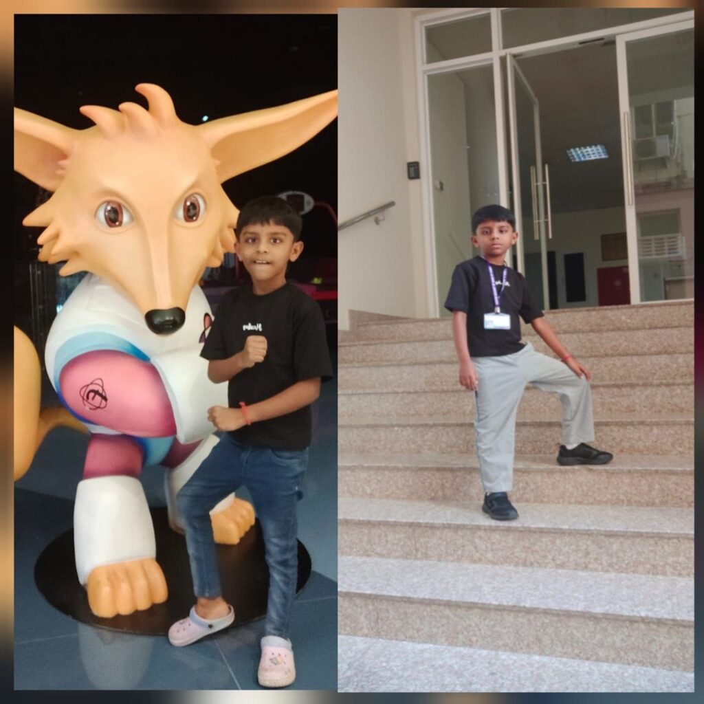 Brilliant kid of the month from Oman -March 2025- Keshav.S