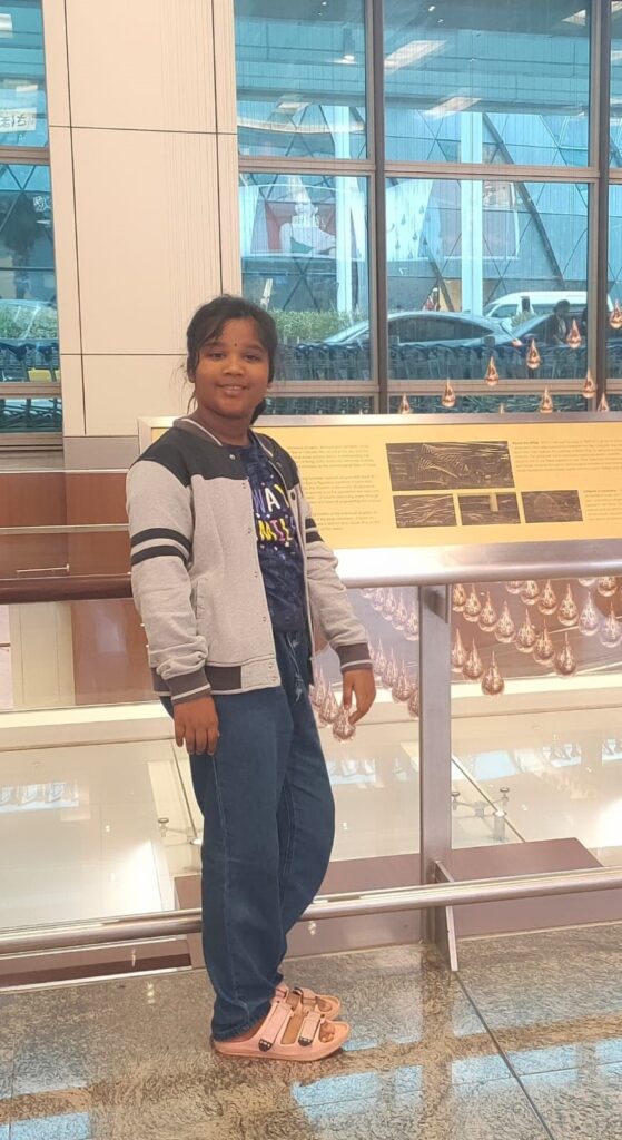 Brilliant kid of the month from Singapore -March 2025- Katragadda Tanmayee Satya