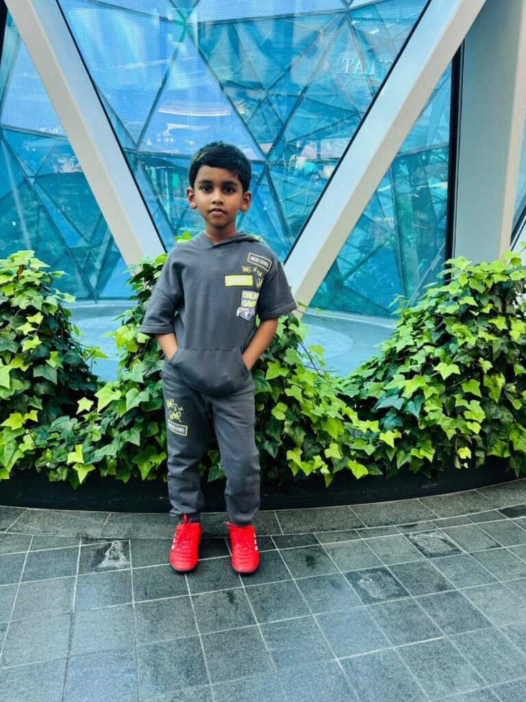 Brilliant kid of the month from Kuwait- June 2025- Naivedh Krishnadas