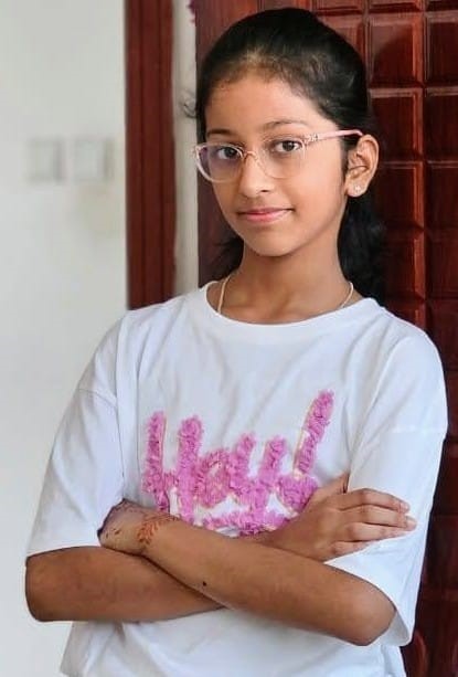 Brilliant kid of the month from UAE- June 2025- Ahana Shetty