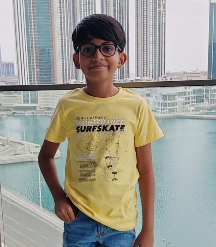 Brilliant kid of the month from UAE- July 2025- Anan Muhammad Amil