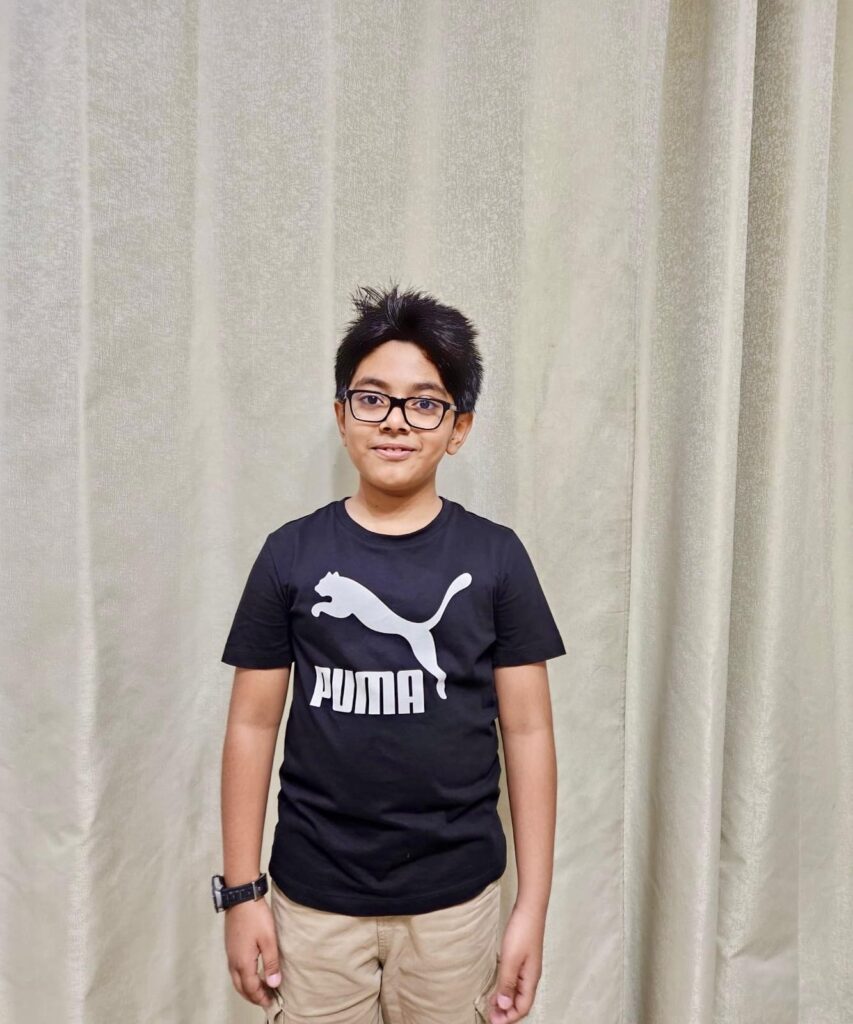 Brilliant kid of the month from Qatar- July 2025- Harrold Thomas Paily