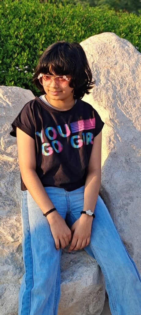Brilliant kid of the month from UAE- July 2025- Thanvitha Saji