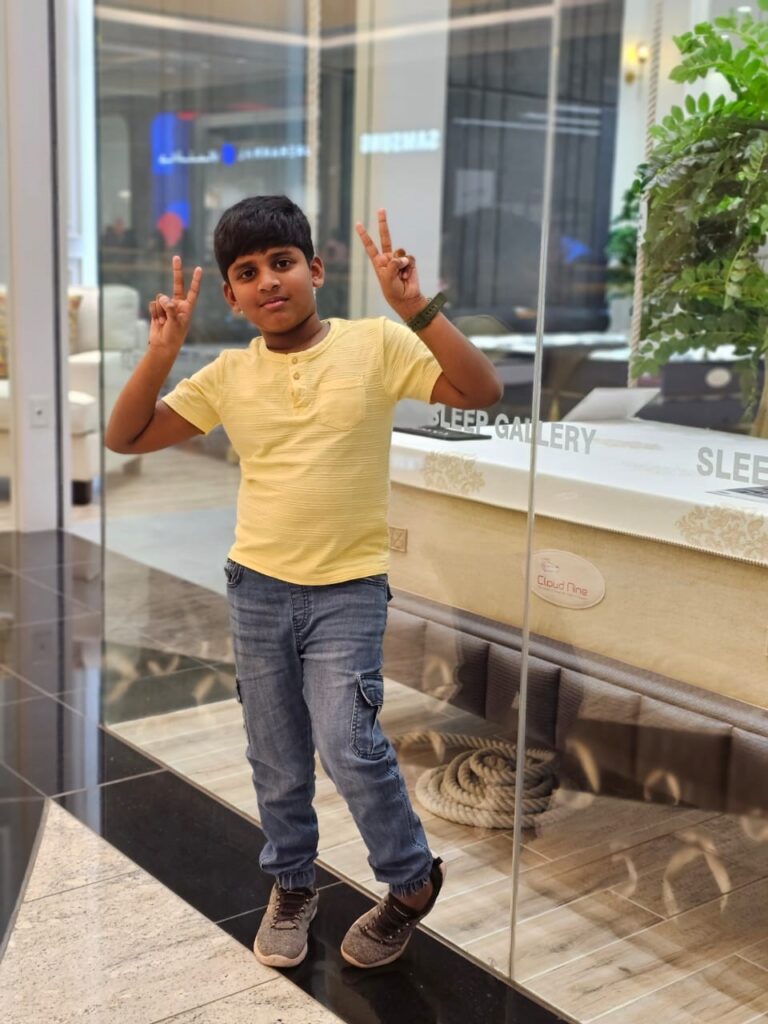 Brilliant kid of the month from Oman – August 2025- Alvin Saji