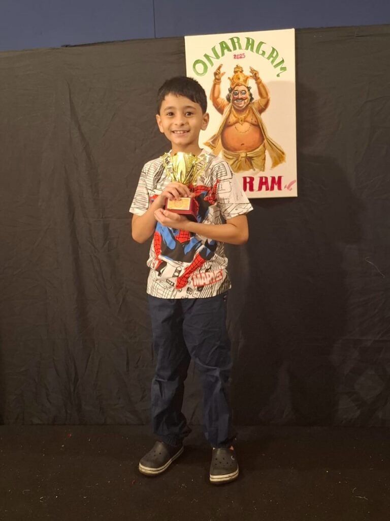 Brilliant kid of the month from UAE- September 2025 –  Aithan Vincent Joe