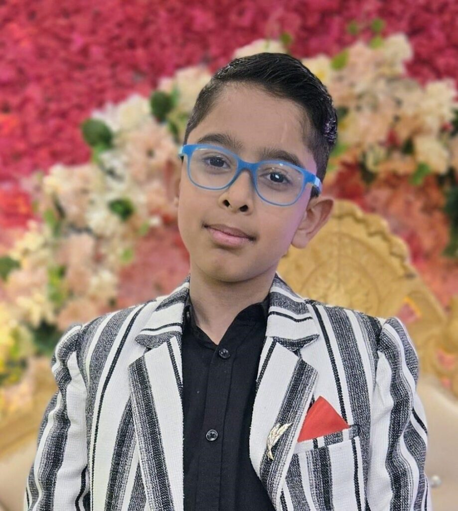 Brilliant kid of the month from UAE- October 2025 – Jaksh Ludhwani