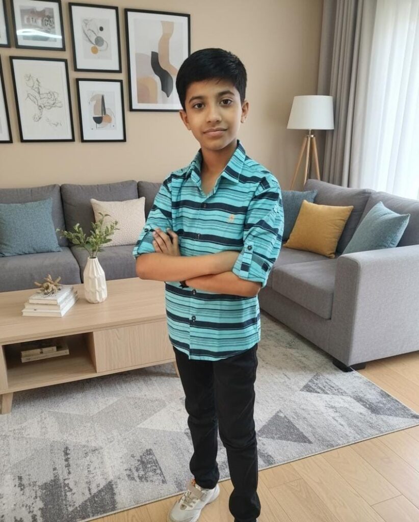 Brilliant kid of the month from UAE – October 2025 – Adwaid Syamoj