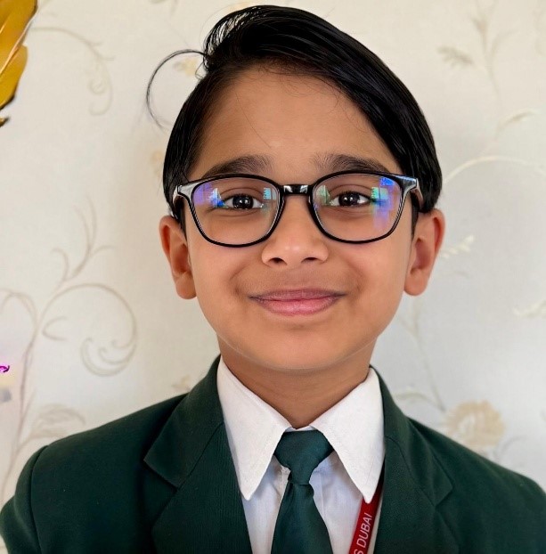 Brilliant kid of the month from UAE – November 2025 – Shivaan Jhaver