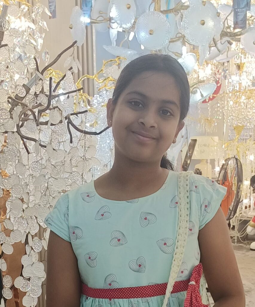 Brilliant kid of the month from UAE – November 2025 – Varsha Sundarraj