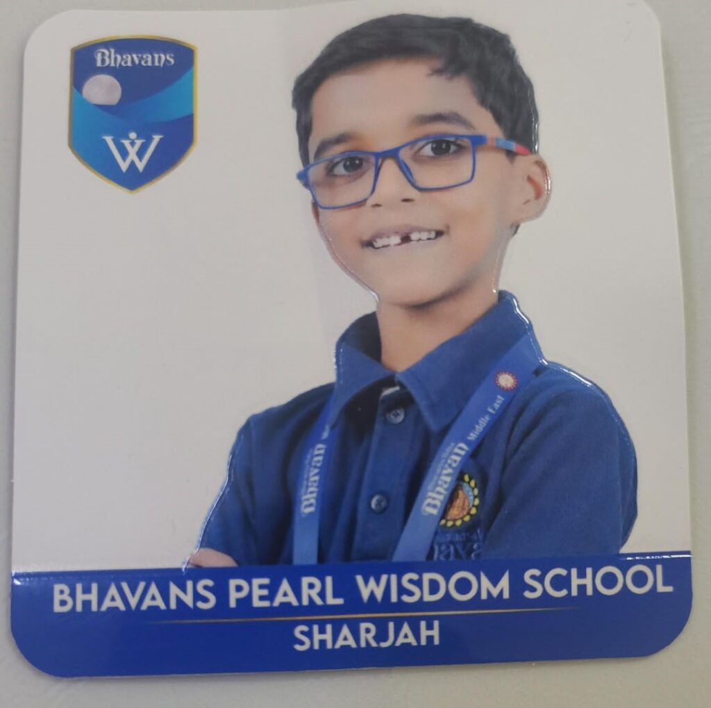 Brilliant kid of the month from UAE – December 2025 – Nimit Praveesh