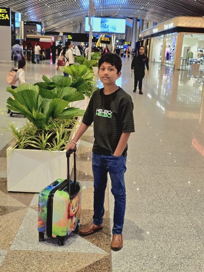 Brilliant kid of the month from Qatar – December 2025 – Nishvanth Dikonda