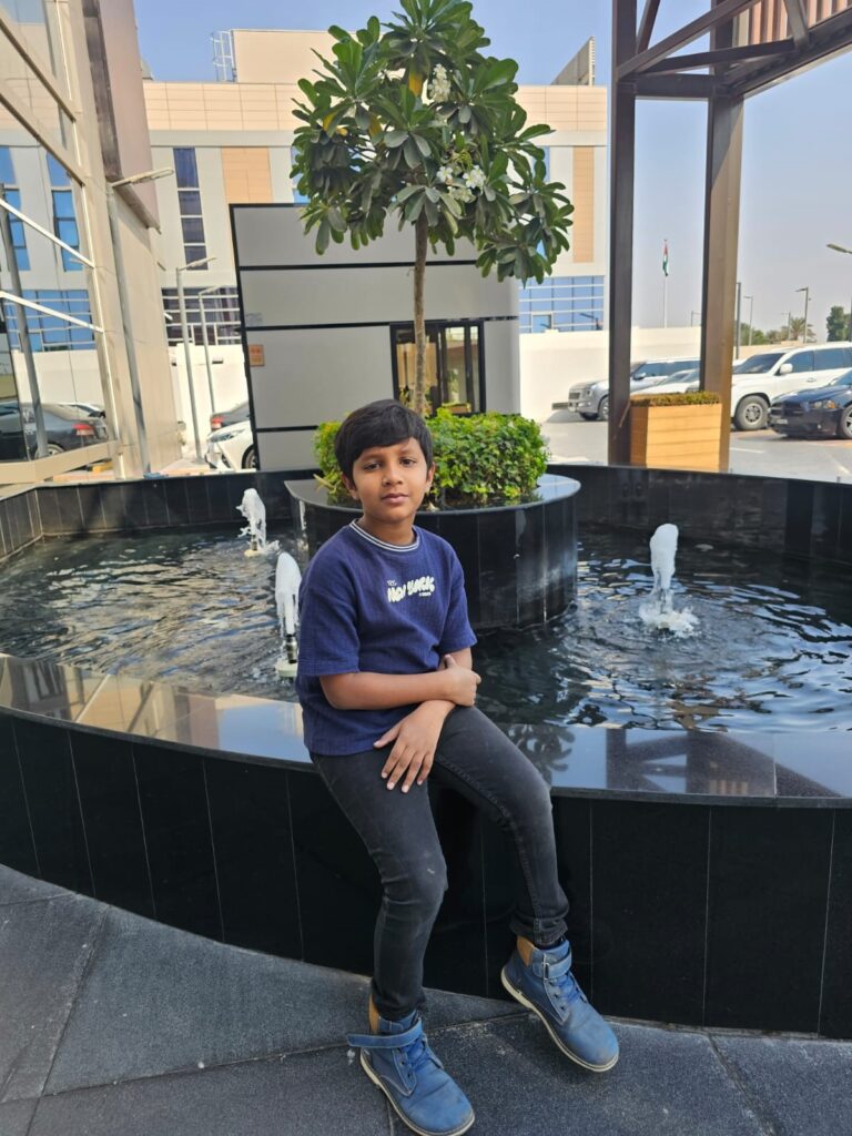 Brilliant kid of the month from UAE – December 2025 – Anay Jithin Acharya
