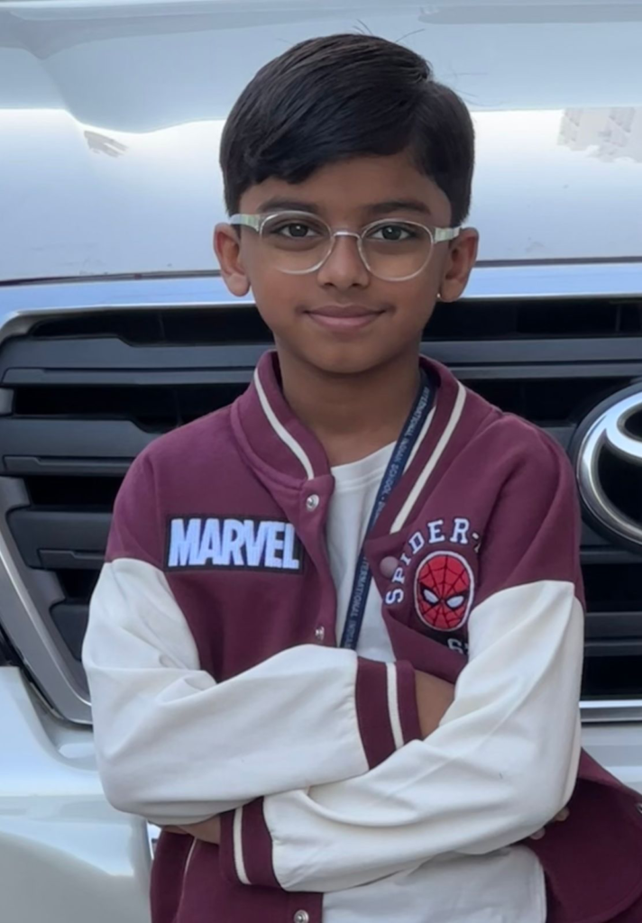 Brilliant kid of the month from Saudi Arabia – December 2025 – Amith Ashish