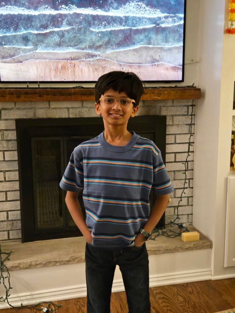 Brilliant kid of the month from USA – January 2026 – Trinay Arjun