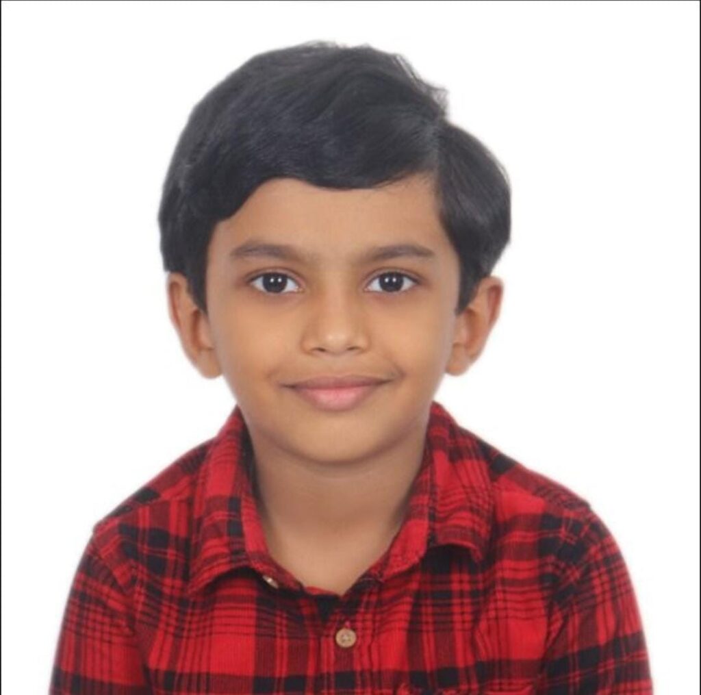 Brilliant kid of the month from UAE – March 2026 – Aaieden Varghese Robin
