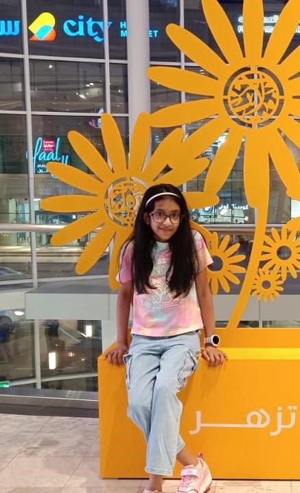 Brilliant kid of the month from Kuwait – March 2026 – VEDHA UNNIKRISHNAN