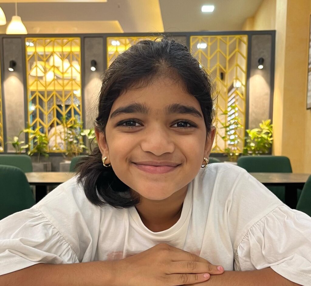 Brilliant kid of the month from Kuwait – March 2026 – Chrysal Sarah Jacob