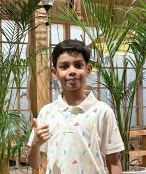 Brilliant kid of the month from UAE – April 2026 – Atharv Gnanasekaran