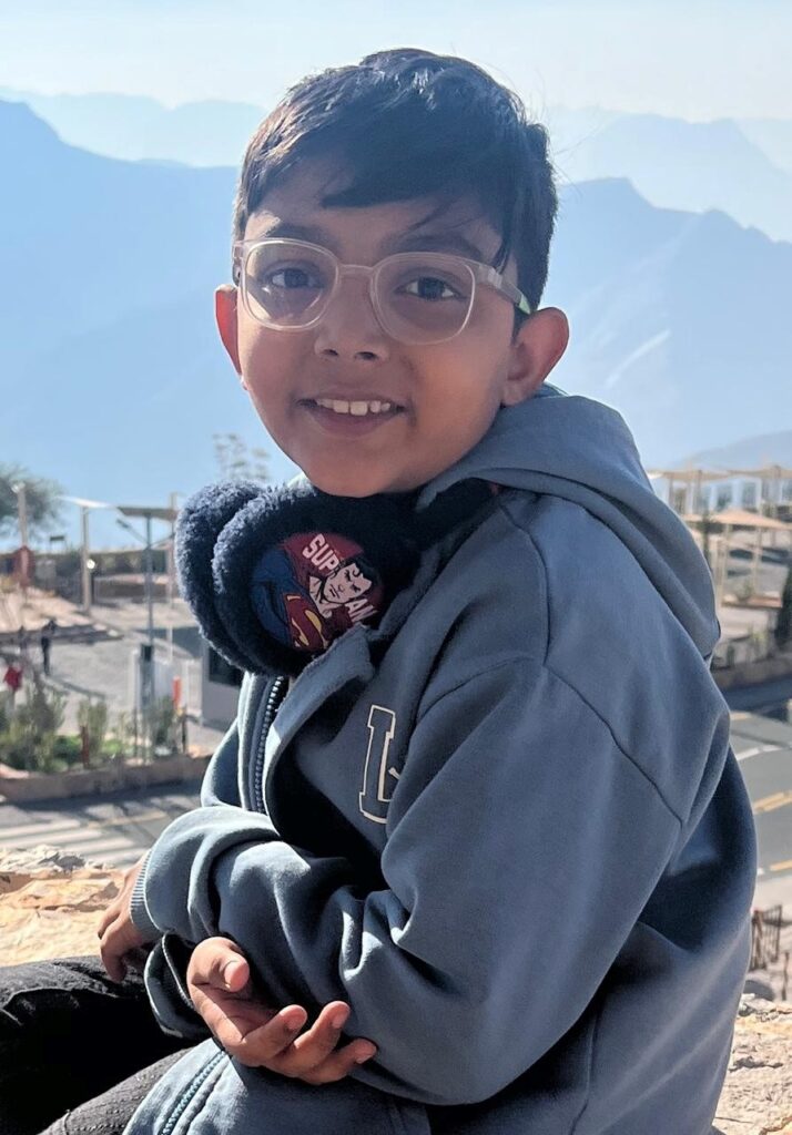 Brilliant kid of the month from UAE – July 2026 – Niranjan Subramanian