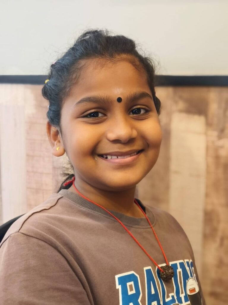 Brilliant kid of the month from Malaysia – July 2026 – Shirenya Sri Ganesh
