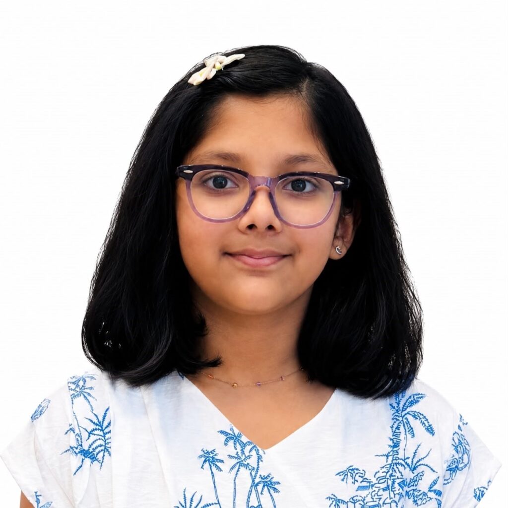 Brilliant kid of the month from Saudi – July 2026 – Inaara Sudheesh