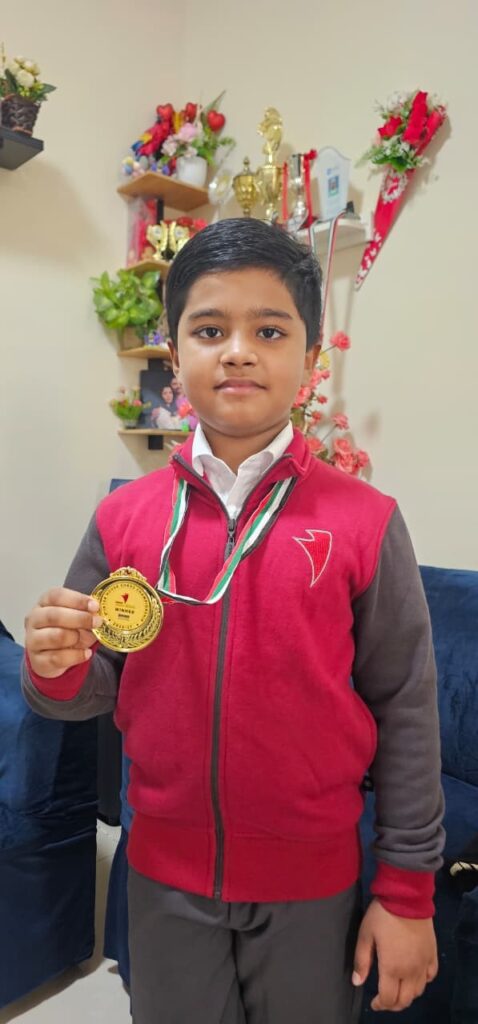 Brilliant kid of the month from UAE – July 2026 – Adam John Jibin