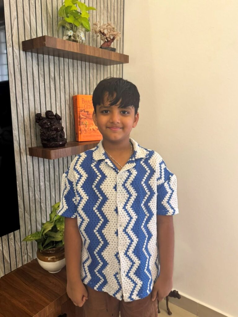 Brilliant kid of the month from UAE – August 2026 – DAXIT DEVAAA
