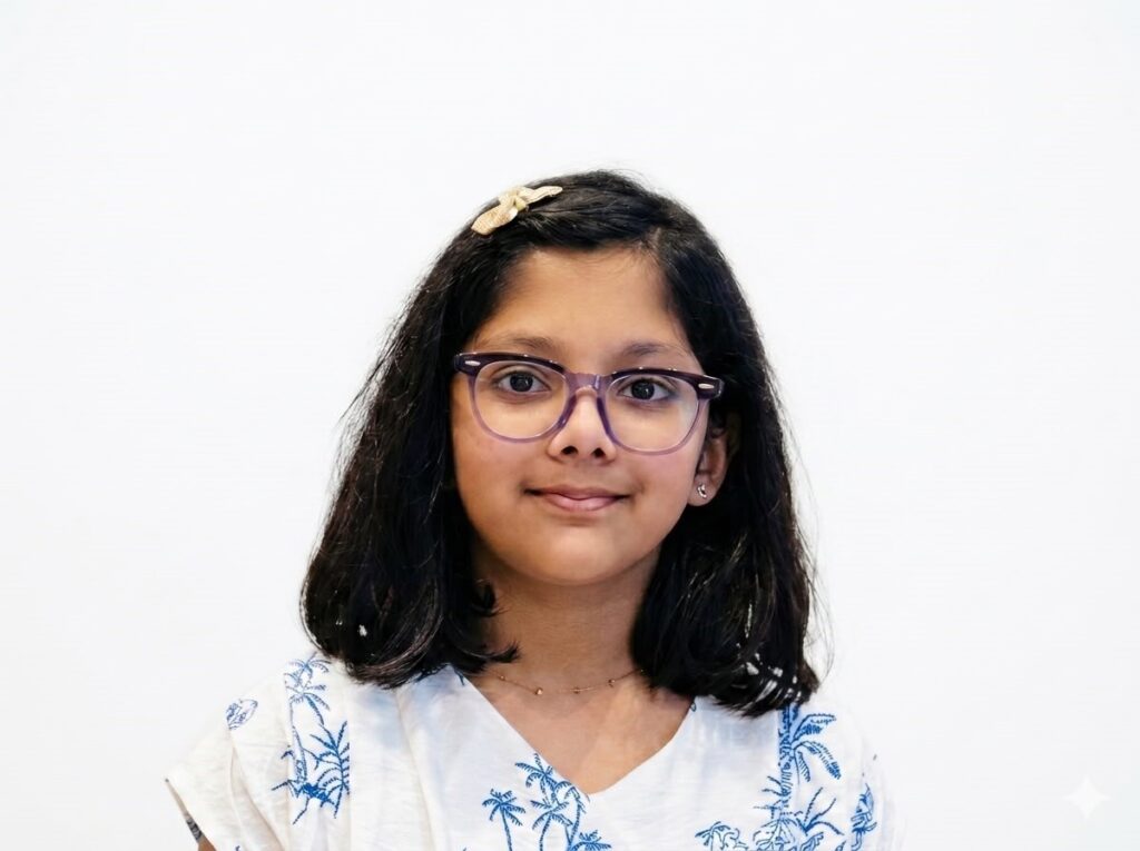 Brilliant kid of the month from Saudi Arabia – October 2026 – Inaara sudheesh